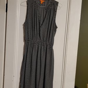 Joe Fresh sleeveless polka dot dress